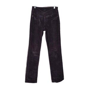 JAG Corduroy Pants Womens 4 Brown Pull On High Rise Straight Pockets Y2K JY106
